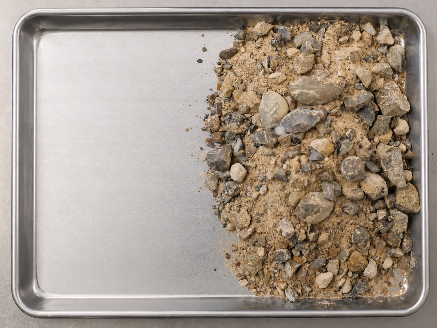 Flexible Base (Item 247) — Crushed River Rock as supplied